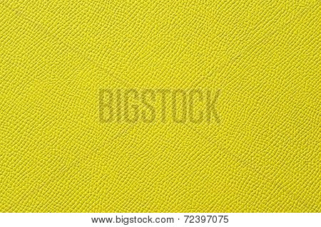 Closeup Of Seamless Yellow Leather Texture