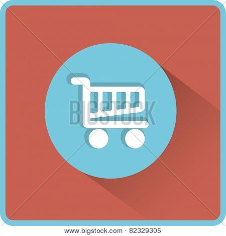 Flat Vector Cart Icon
