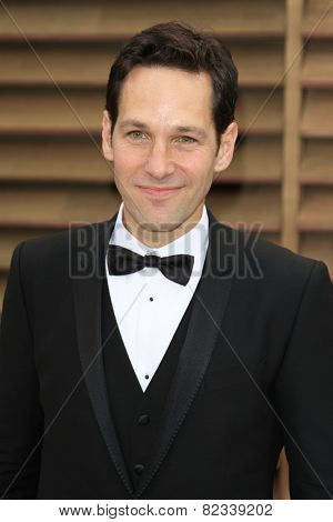 WEST HOLLYWOOD - MAR 2:: Paul Rudd at the 2014 Vanity Fair Oscar Party on March 2, 2014 in West Hollywood, California