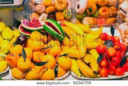 Martorana Or Marzapane Fruits