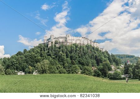 Hohensalzburg Castle (festung Hohensalzburg) At Salzburg, Austri