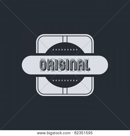 original badge label
