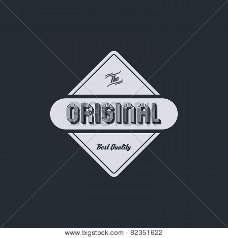 original badge label
