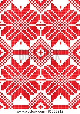 Belorussian Ethnic Ornament, Seamless Pattern. Vector Illustration