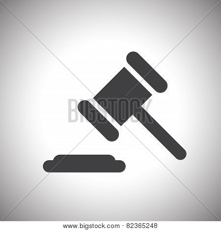 Judge Or Auction Hammer Icon