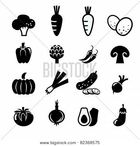 Vegetables Icon Set