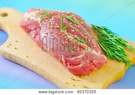 raw meat