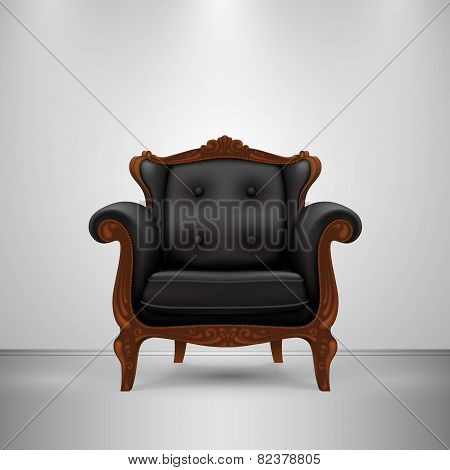Retro chair black