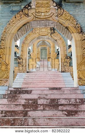 Stone Archway And Stairs