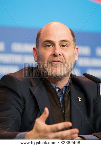 BERLIN- FEBRUARY, 05: Matthew Weiner. International Jury of Berlinale. Press Conference at Hyatt Hotel, February, 05, 2015 in Berlin, Germany