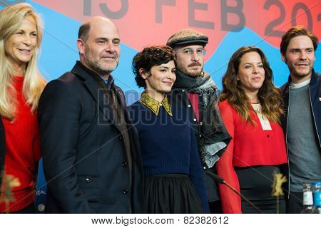 BERLIN- FEBRUARY, 05: International Jury of Berlinale. Press Conference at Hyatt Hotel, February, 05, 2015 in Berlin, Germany