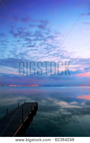 pier in the lake