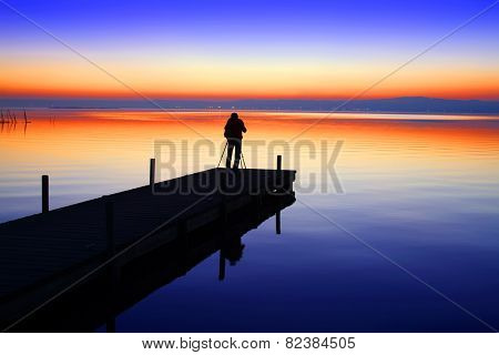 photographing the landscape