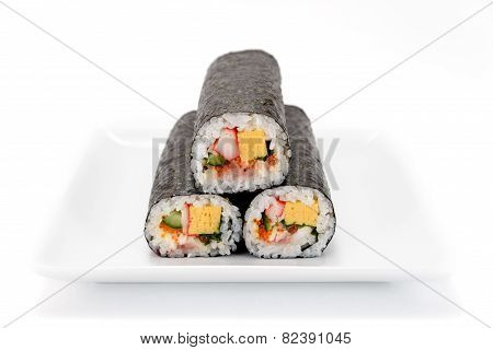 Seafood Rolled Sushi