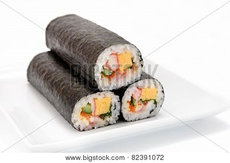 Seafood Rolled Sushi