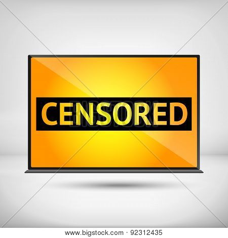 Censored sign
