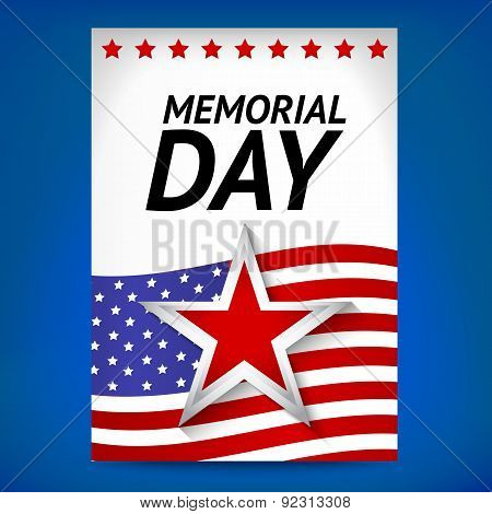 Memorial day poster