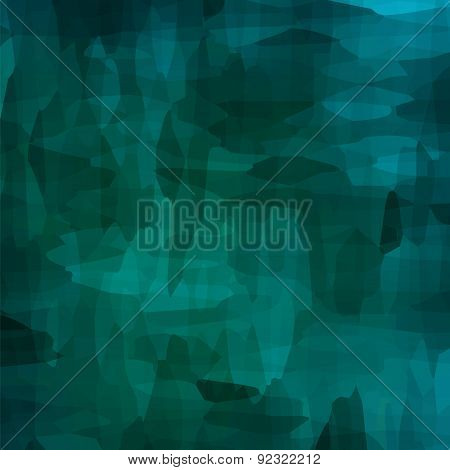 Dark Green Watercolor  Pattern
