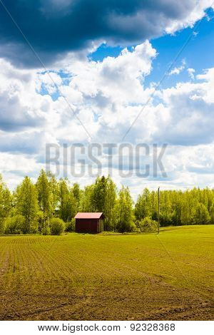 Small Shed By The Fields