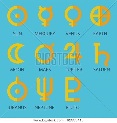 Astrology symbols