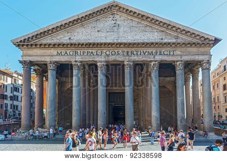 Pantheon In Rome, Italy