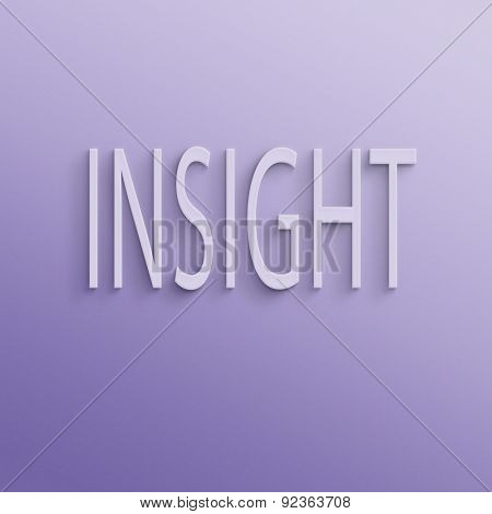 text on the wall or paper, insight 