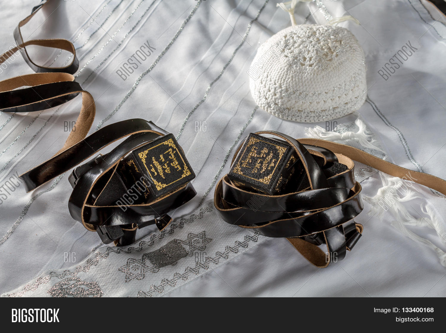 Talit Kippah Tefillin Image & Photo (Free Trial) Bigstock