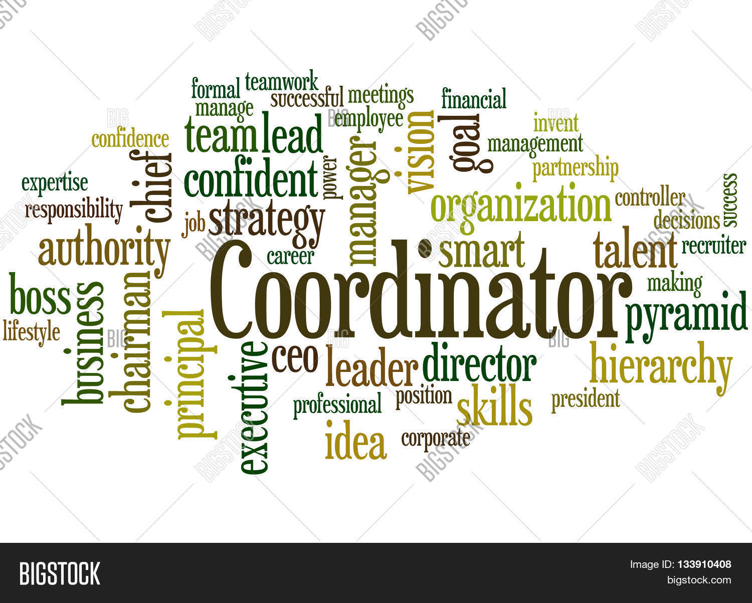 Coordinator, Word Image & Photo (Free Trial) Bigstock