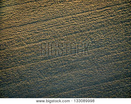 aerial view of plowed field near Grover, Colorado