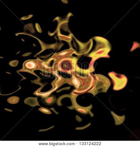 Abstract coloring  gradients background with visual linse,lens distortion,wrap and wave effects