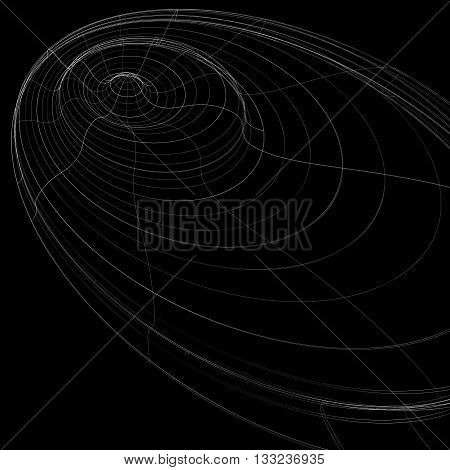 Geometric dark monochrome lattice engineering backdrop contemporary complex 3d abstraction with lines mesh. Netting background best for use in graphic projects.