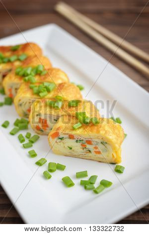 Japanese Rolled Omelette