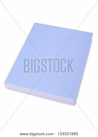 blue book isolated on a white background