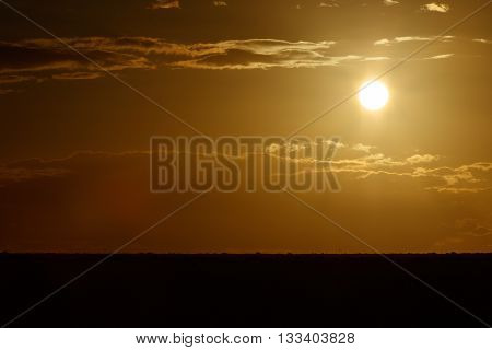 Golden Sunset - Addo Landscape