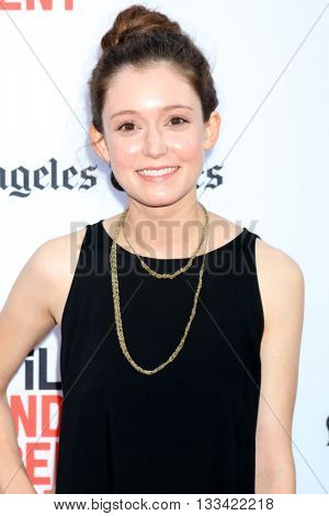 LOS ANGELES - JUN 7:  Hayley McFarland at the 2016 Los Angeles Film Festival - The Conjuring 2 Premiere at TCL Chinese Theater IMAX on June 7, 2016 in Los Angeles, CA