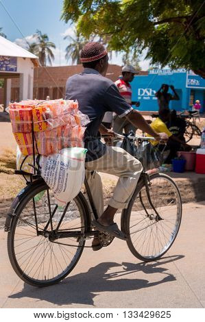 Cycling As Primary Means Of Transport In Malawi