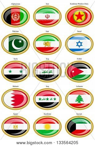 Flags Of The Asia