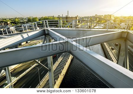 8 may 2016. Saint-Petersburg. Construction Train 