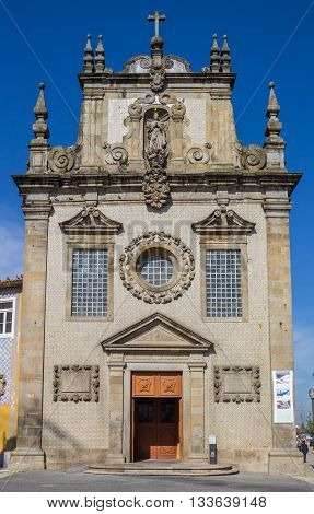 BRAGA, PORTUGAL - APRIL 26, 2016: Igreja Dos Terceiros in the center of Braga, Portugal