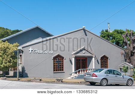 KNYSNA SOUTH AFRICA - MARCH 3 2016: The Charisma Church in Knysna a coastal town on the Garden Route