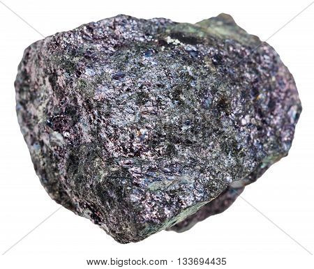 Bornite Mineral Stone (peacock Copper) Isolated