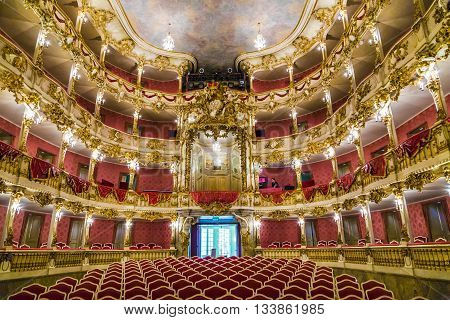 Inside Famous Munich Residence Theater
