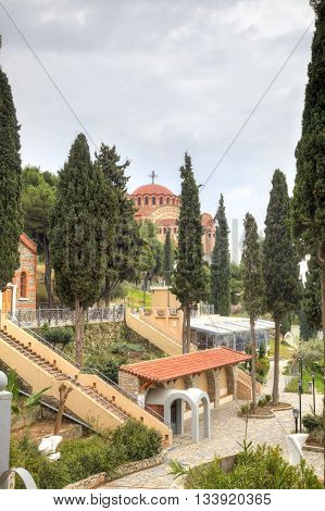 A majestic cathedral of Saint Paul is in city Saloniki
