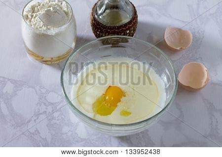 Open Pies With Meat (belyashi) - The Cooking Process. Kneading Dough.