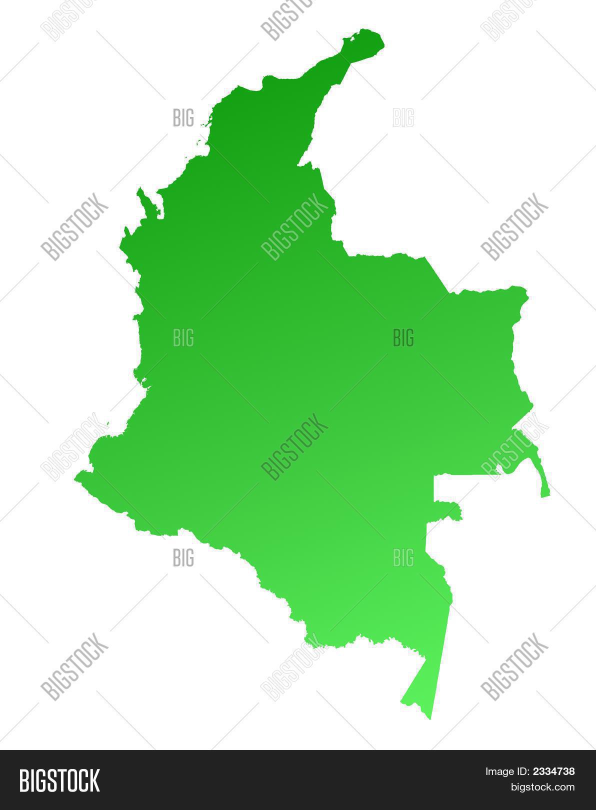 Imagen Y Foto Mapa De Colombia Prueba Gratis Bigstock
