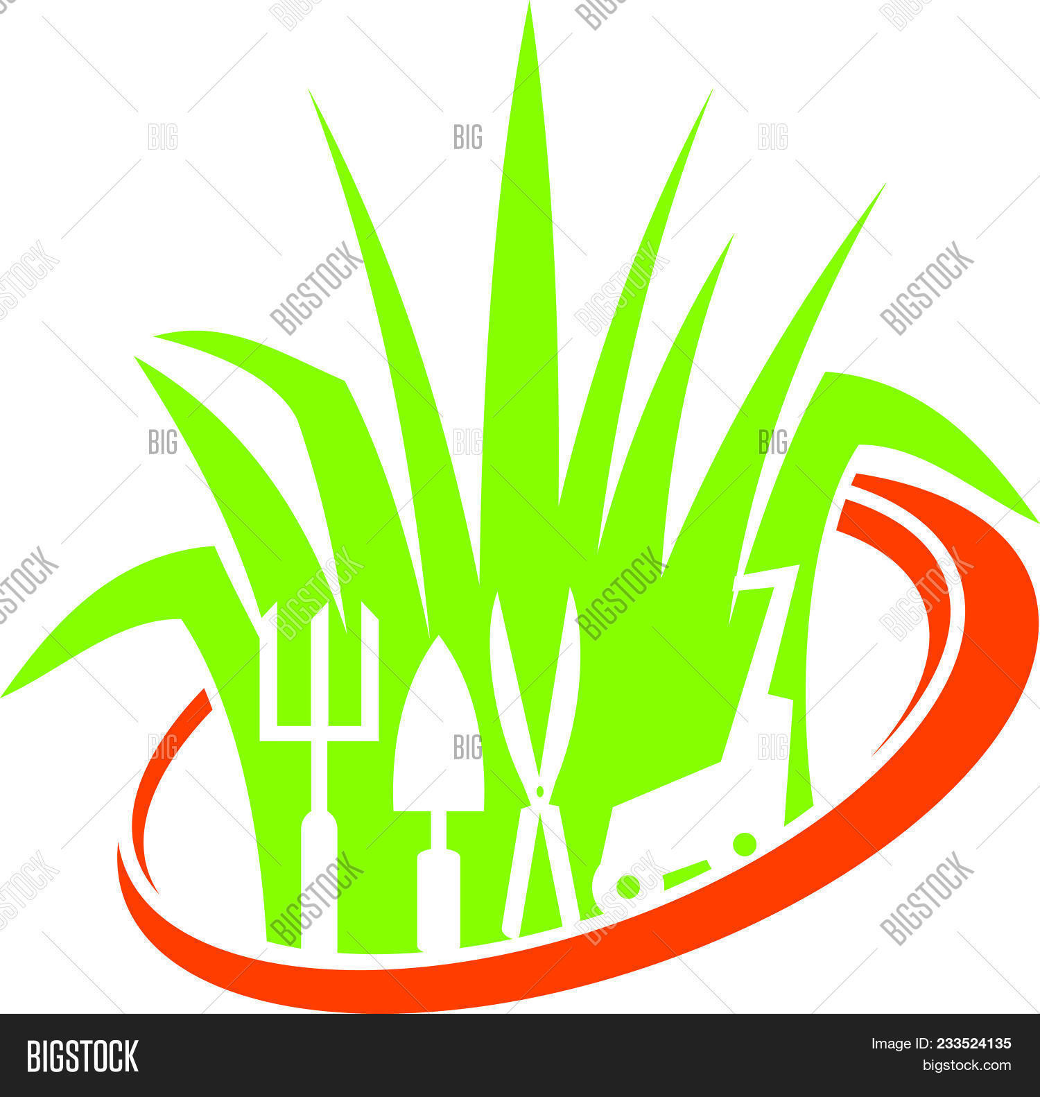 lawn mower service vector photo free trial bigstock lawn care logo template