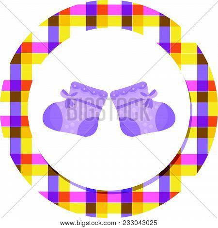 Cute Boys Baby Socks With A Ribbon Bow.