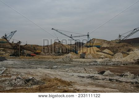 Clay Quarry In The Taurian Steppe