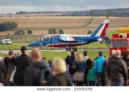Jediné Patrouille de France Alpha Jet