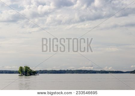 A Lake With Thousand Islands In Gananoque (canada)
